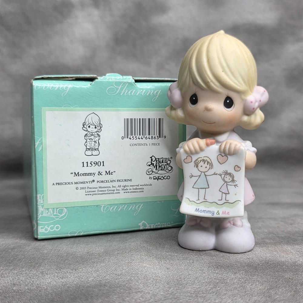 Precious Moments MOMMY & ME 115901 Porcelain Figure Enesco Vtg 2003 New Open Box